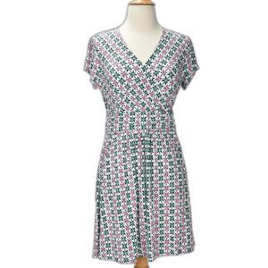 ​Bowden Knit Floral Faux Wrap Dress Size 8